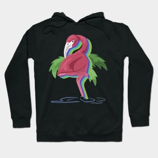 Flamingo Summer Vibes Hoodie